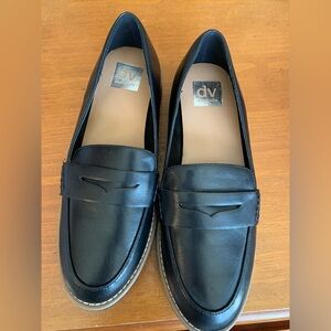 Dolce Vita Classic Black Leather Loafers